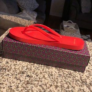 EUC Tory Burch flip flops.